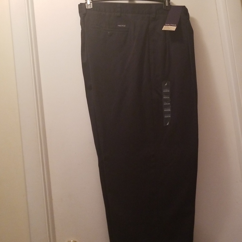 Double Pleated Nautica Cuffed Dress Pants